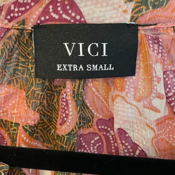 NEW XS VICI Floral Dress - Picture 2 of 4